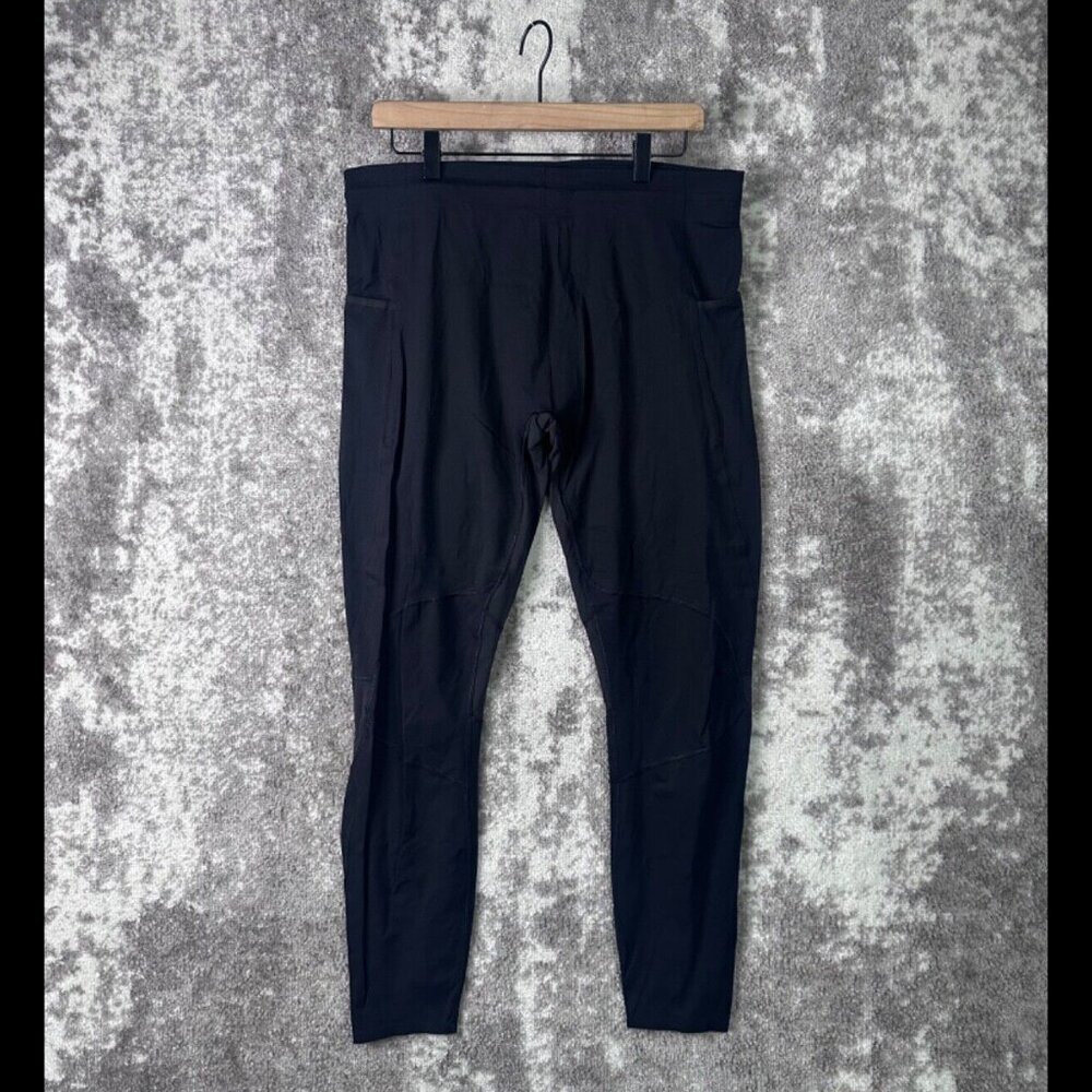 Lululemon Leggings XXL Mens Surge Ties Black Pull On 2XL